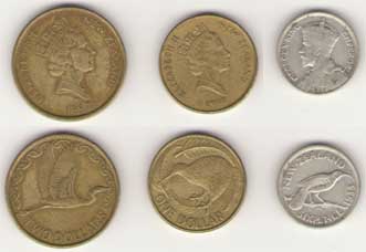 Продам 3 монеты Новой Зеландии
